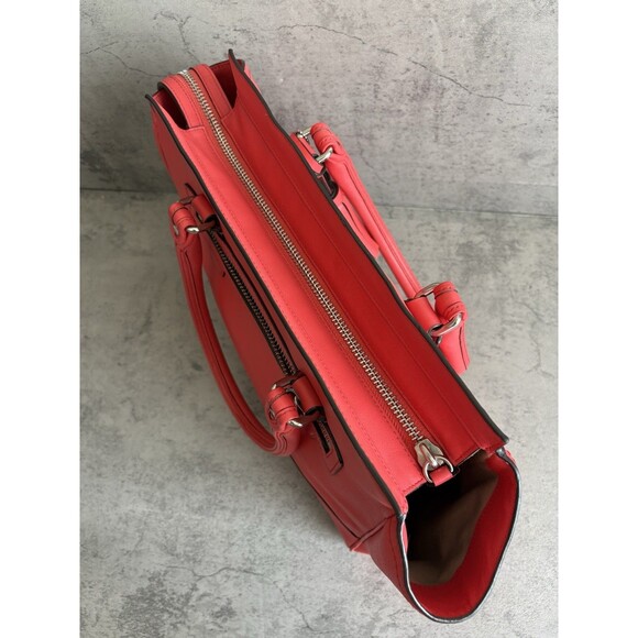 COACH Legacy Red Medium Candace Carryall Shoulder Bag/ Tote/ Handbag EUC - Picture 4 of 13